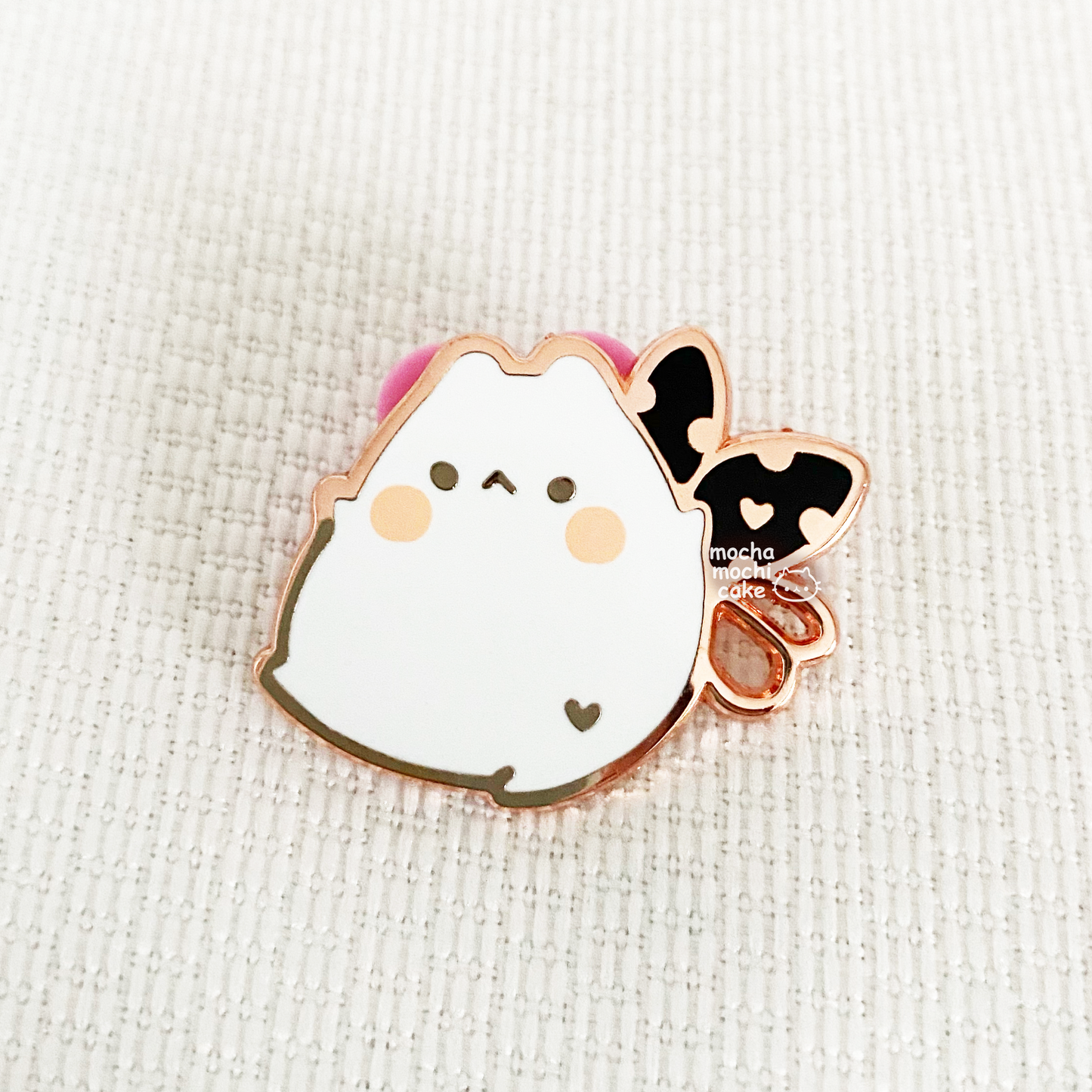 Ladybug Bunny Hard Enamel Pin