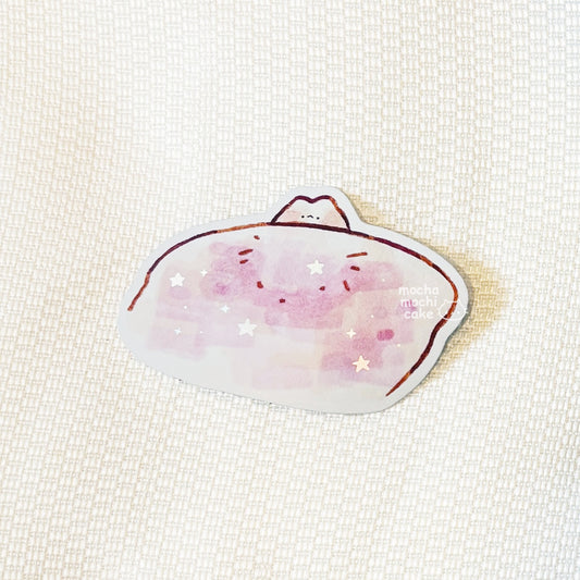 Big Bed Vinyl Sticker