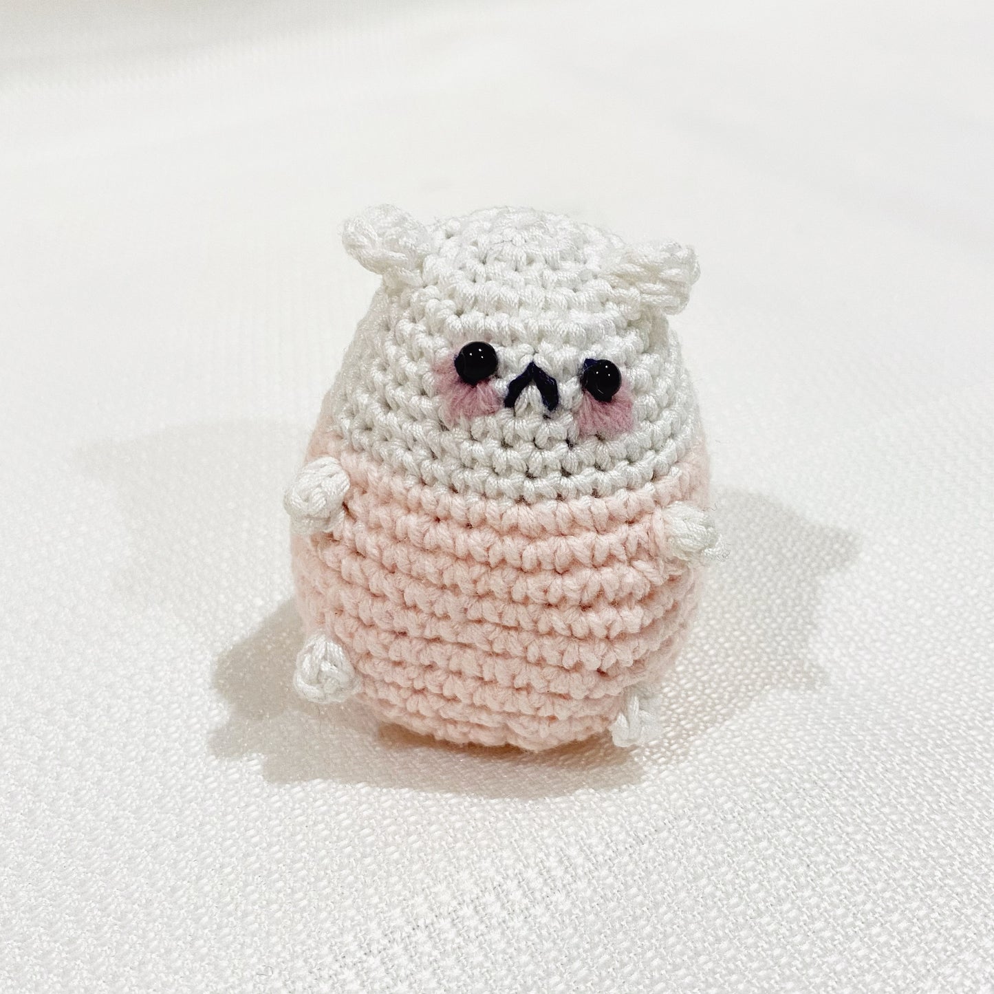 Cozy Sweater Peach 2 Mochi Amigurumi