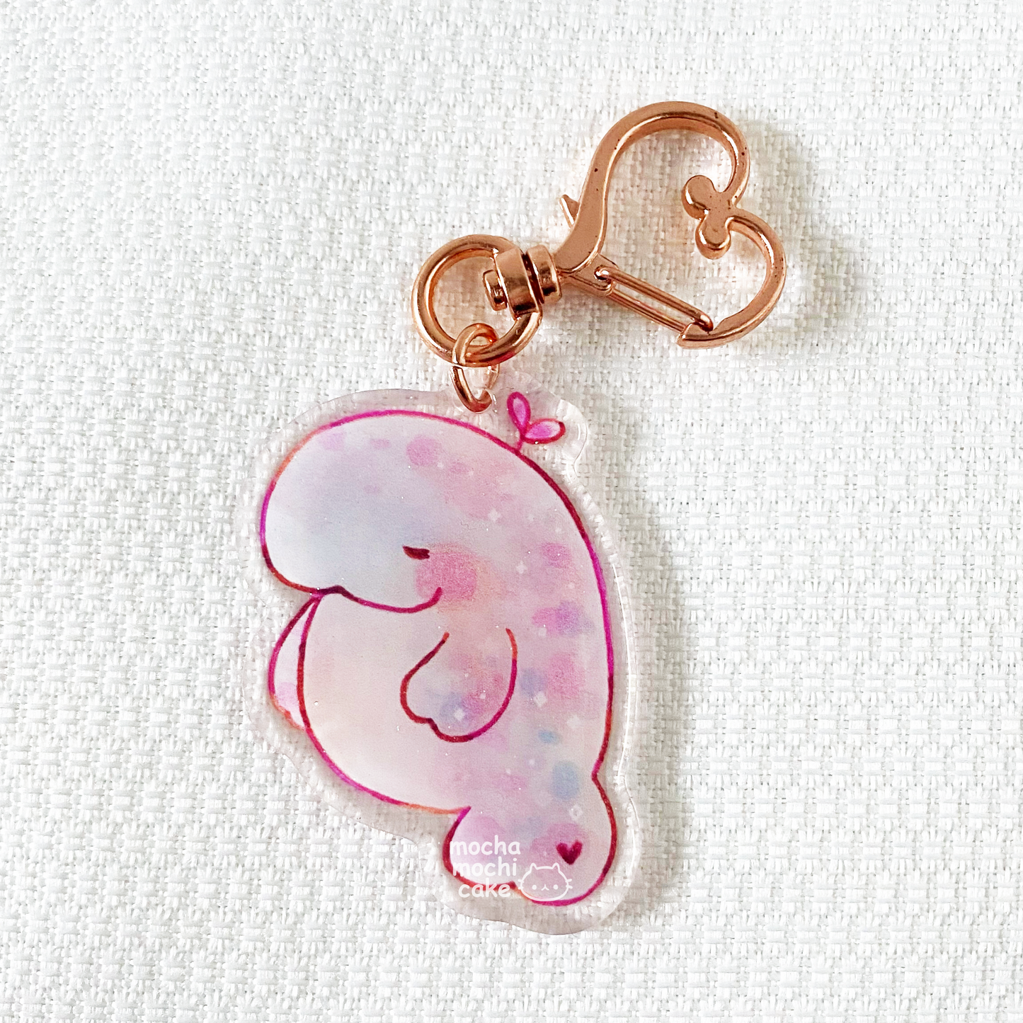 Dreamy Manatee Acrylic Keychain