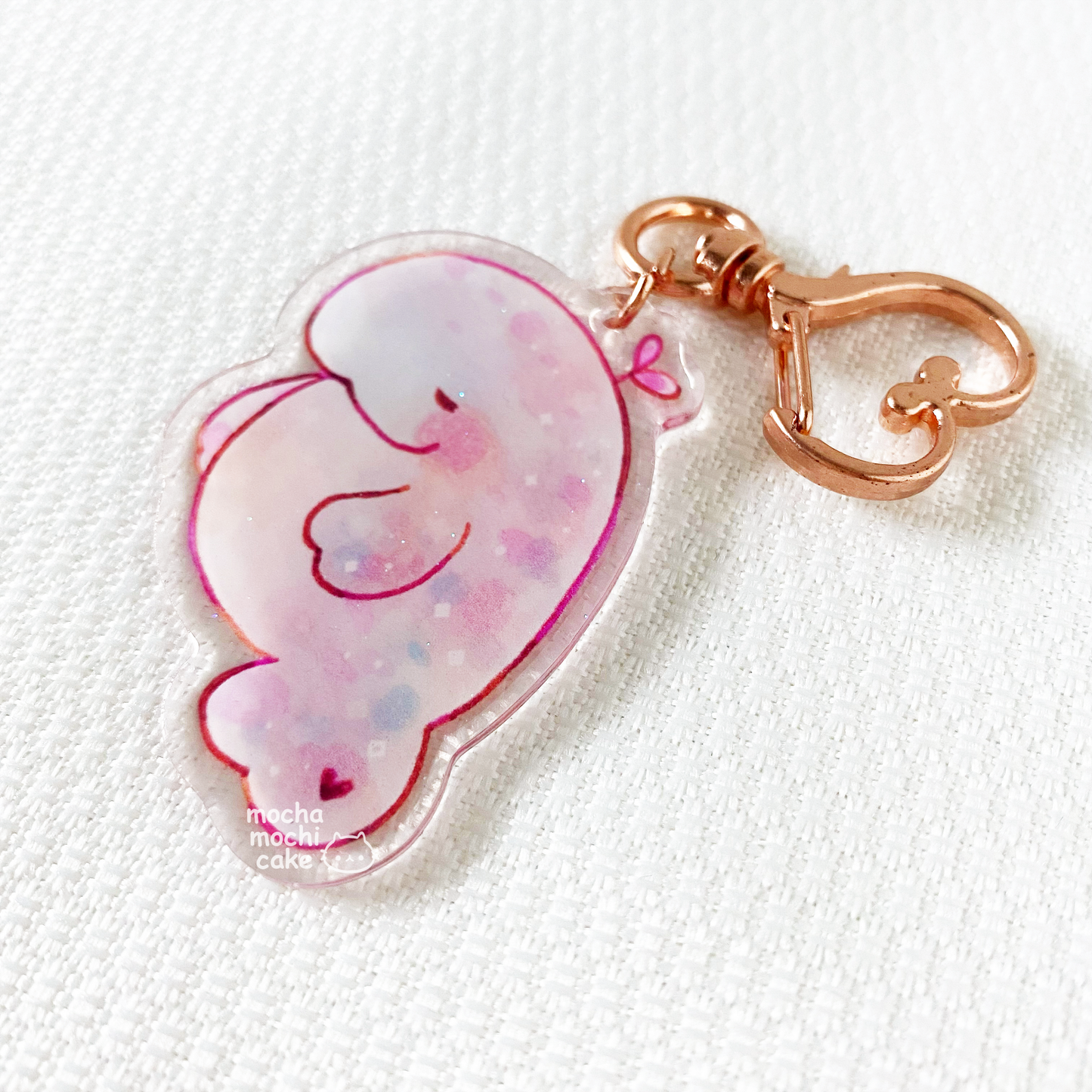 Dreamy Manatee Acrylic Keychain