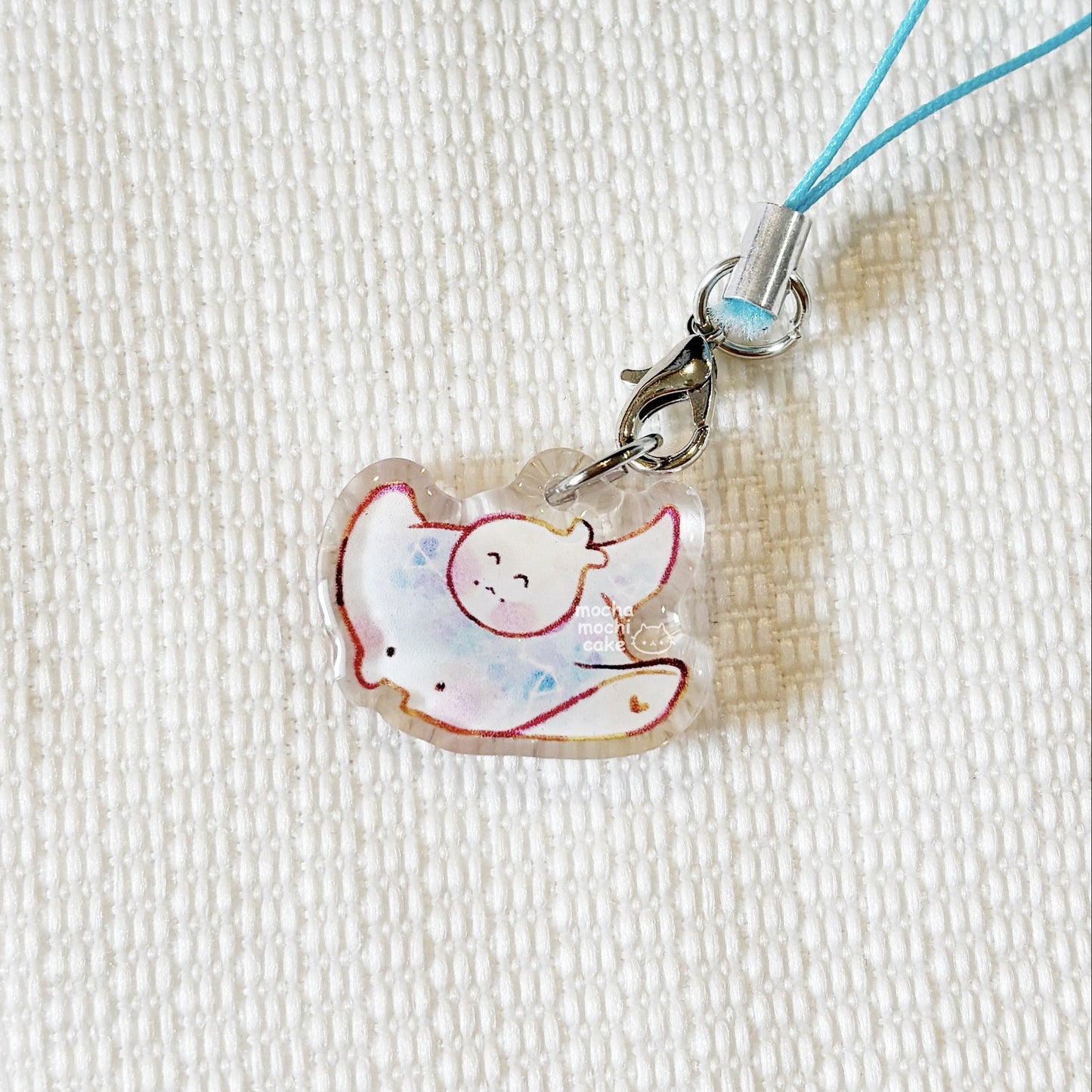 Manta Ray Phone Charm