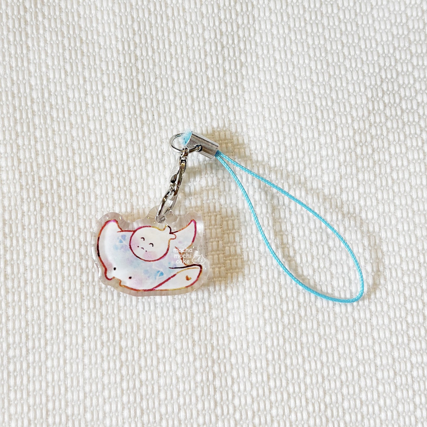 Manta Ray Phone Charm