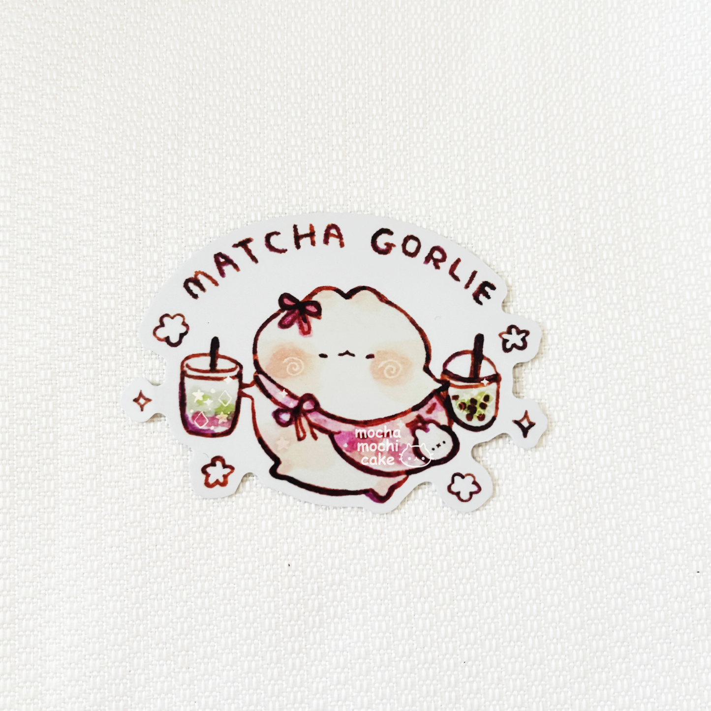 Matcha Gorlie Vinyl Sticker