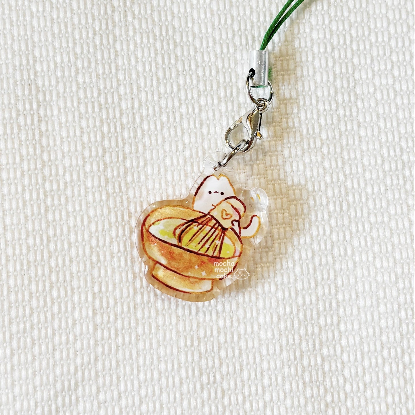 Whisking Matcha Phone Charm