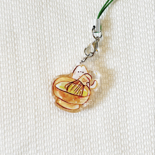 Whisking Matcha Phone Charm