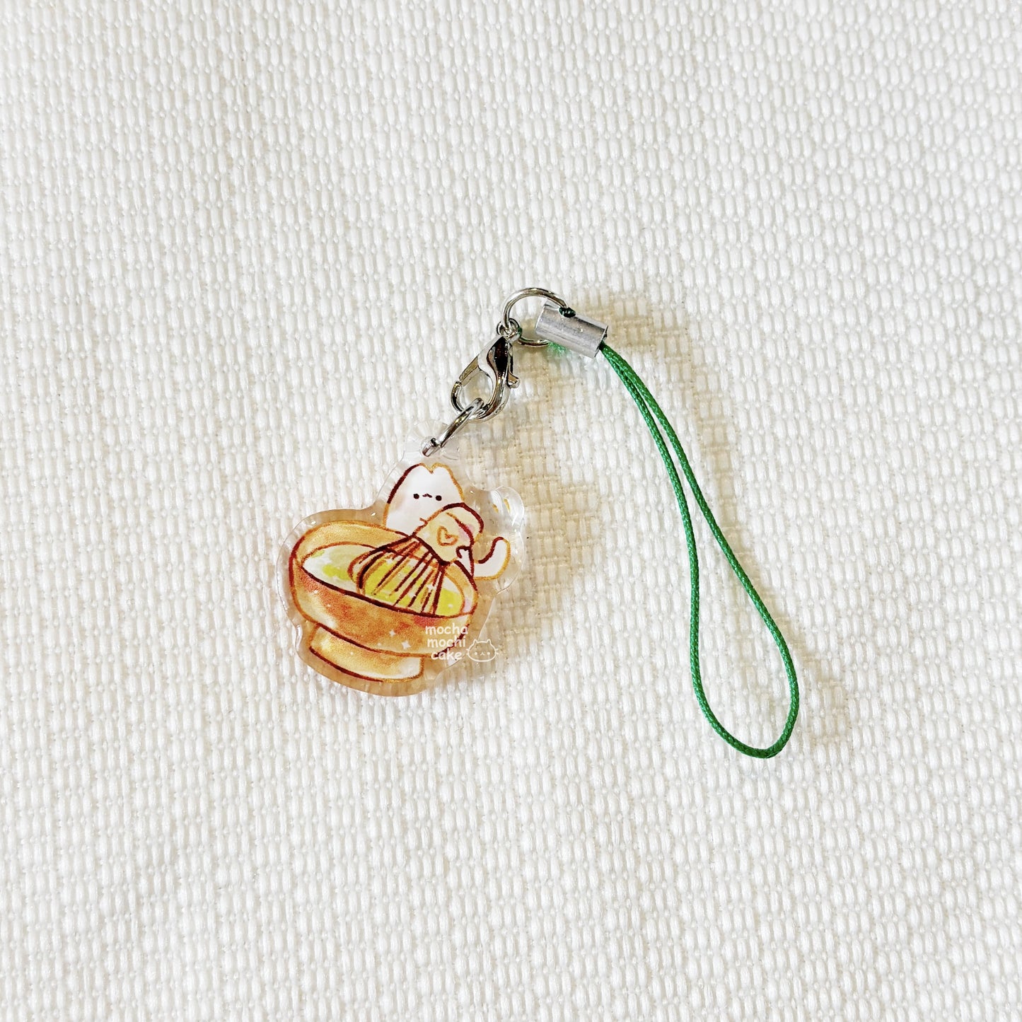 Whisking Matcha Phone Charm