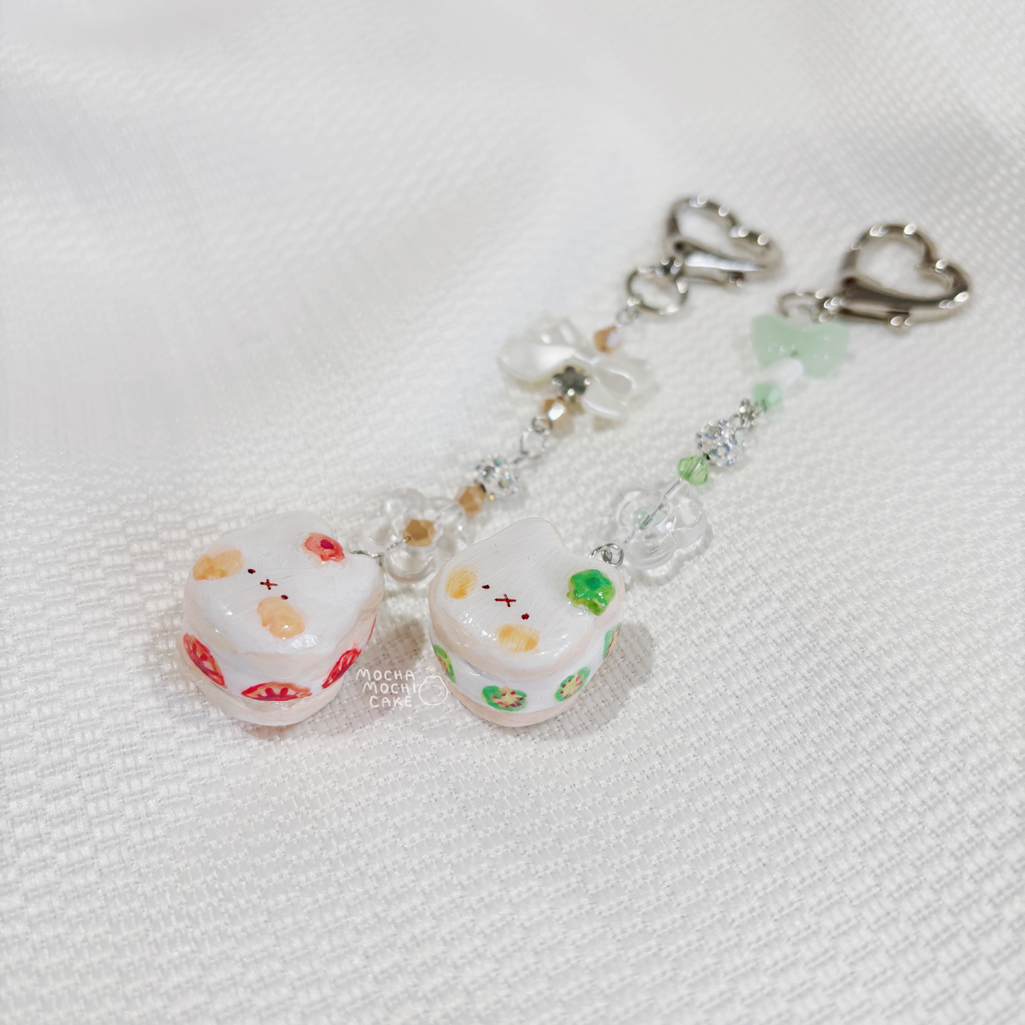 Miffy Fruit Sando Polymer Clay Keychain