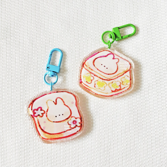 Miffy Bread Acrylic Keychains