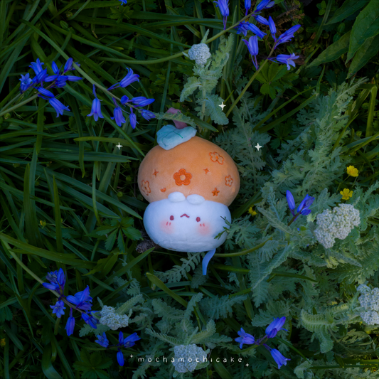 Mochi Mikan Kitty Plush Keychain