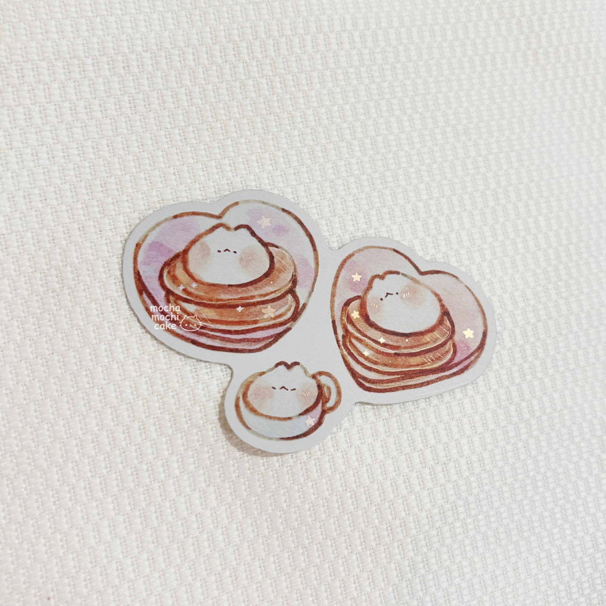 Little Pancake Kitties Vinyl Sticker