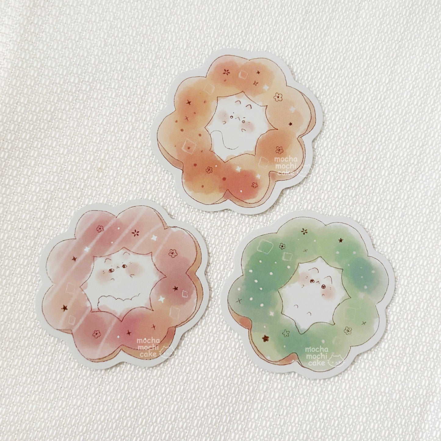 Mochi Donut Kitties Vinyl Sticker Set
