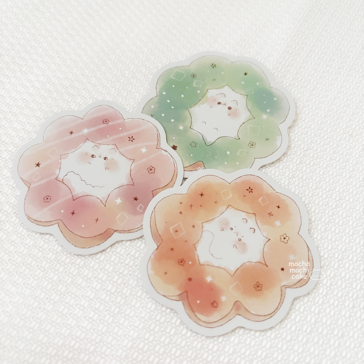 Mochi Donut Kitties Vinyl Sticker Set