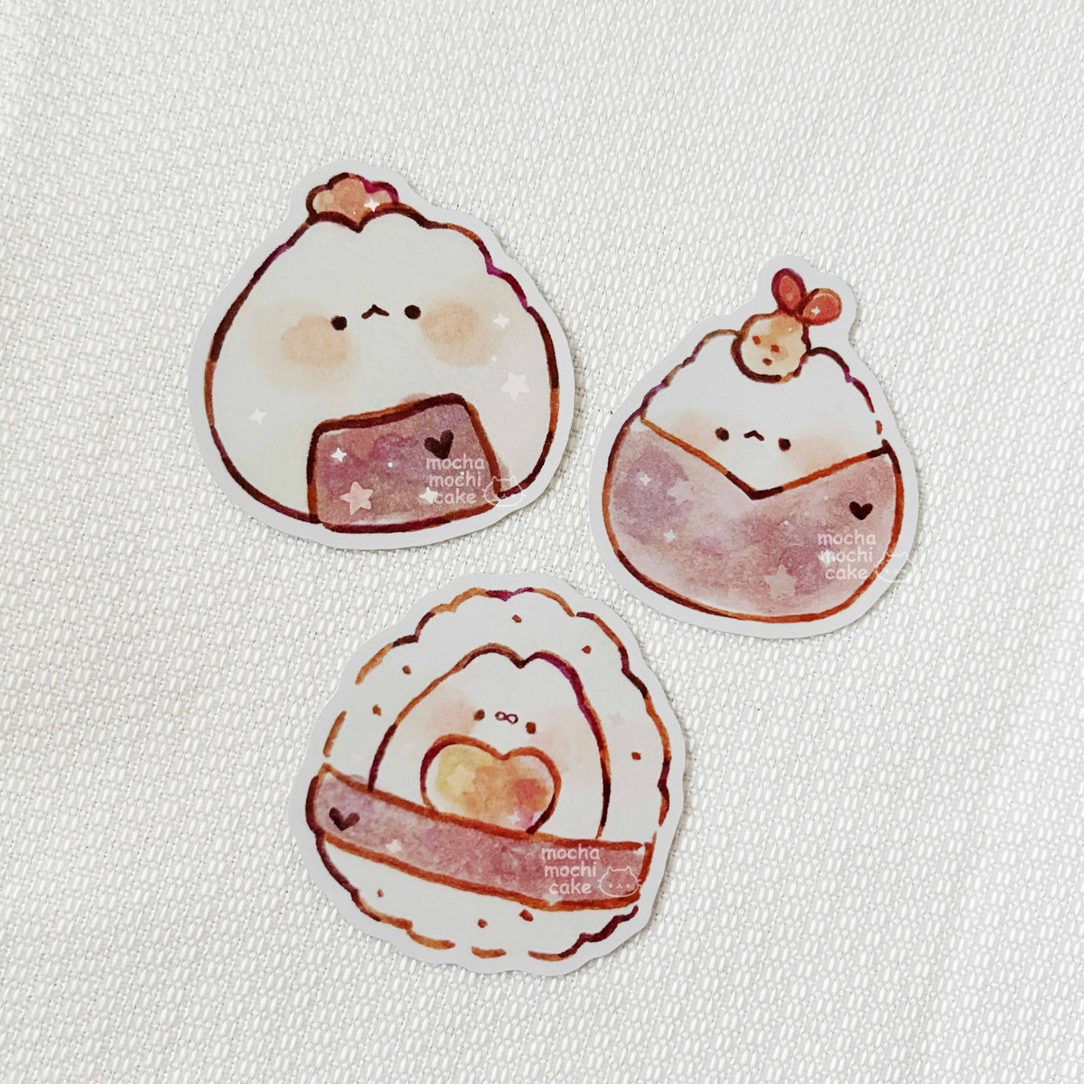 Little Onigiris Vinyl Sticker Set