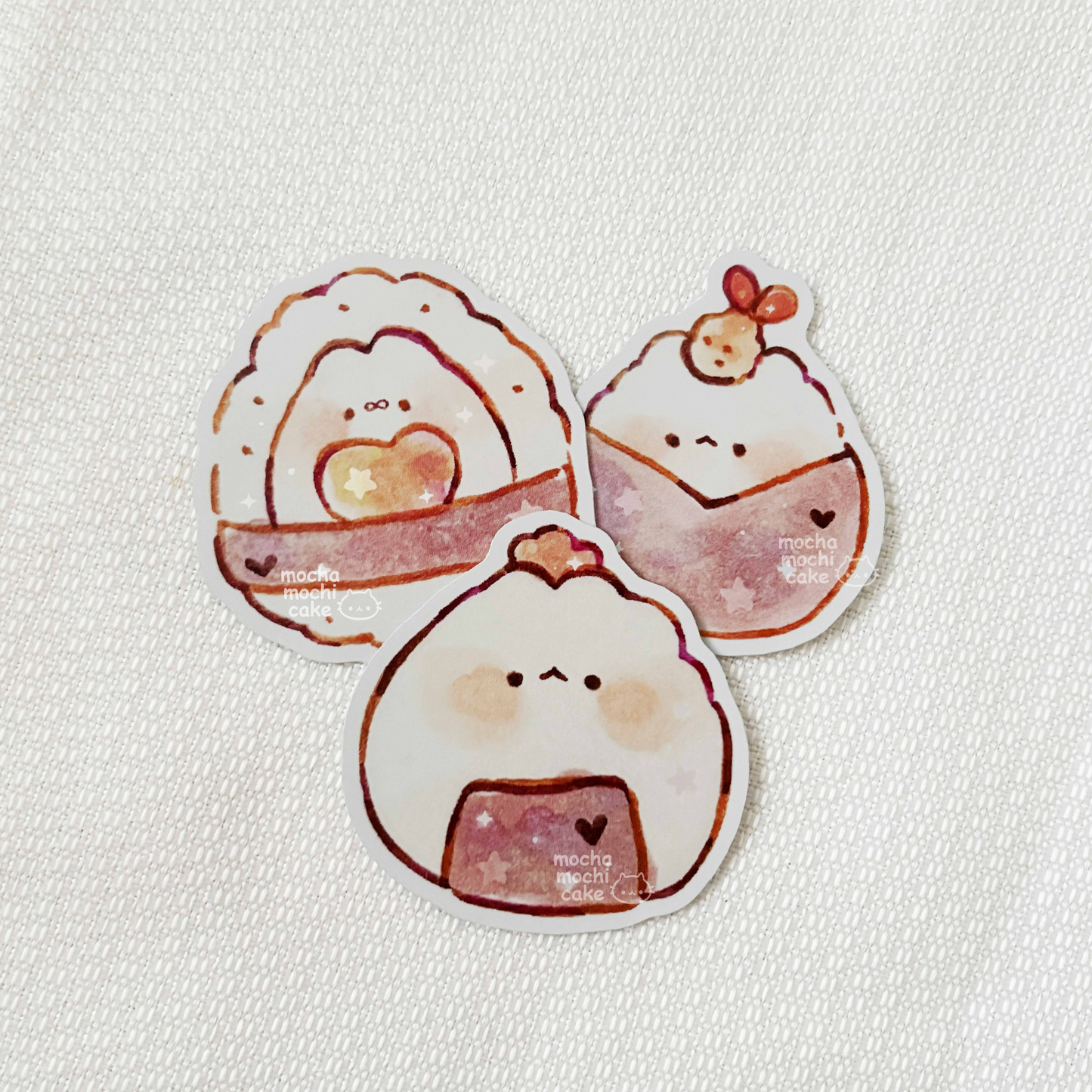 Little Onigiris Vinyl Sticker Set