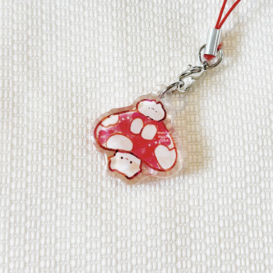 Mushroom Phone Charm