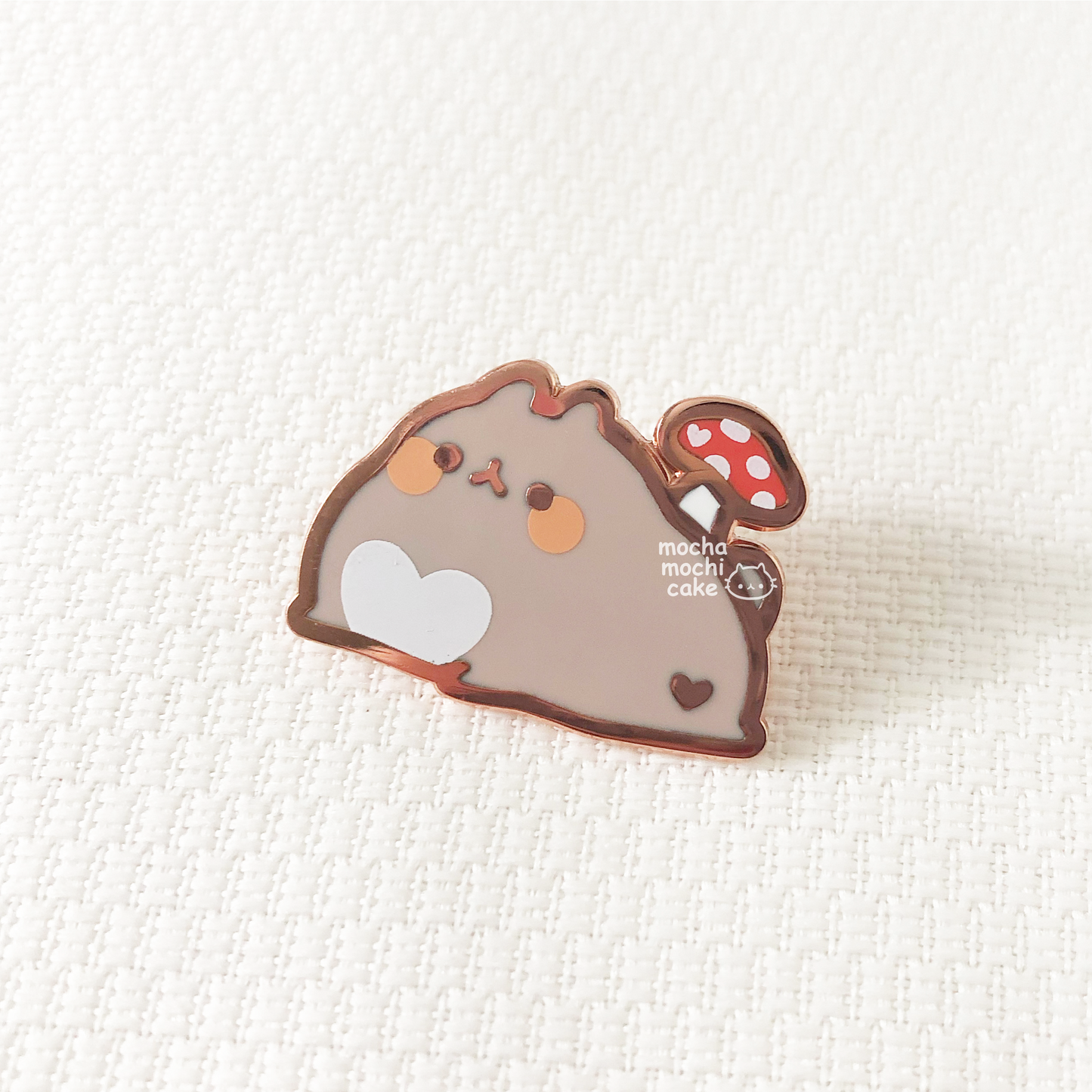 Mushroom Bunny Hard Enamel Pin