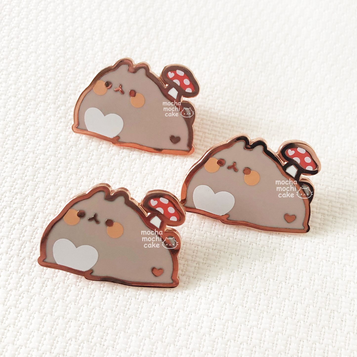 Mushroom Bunny Hard Enamel Pin