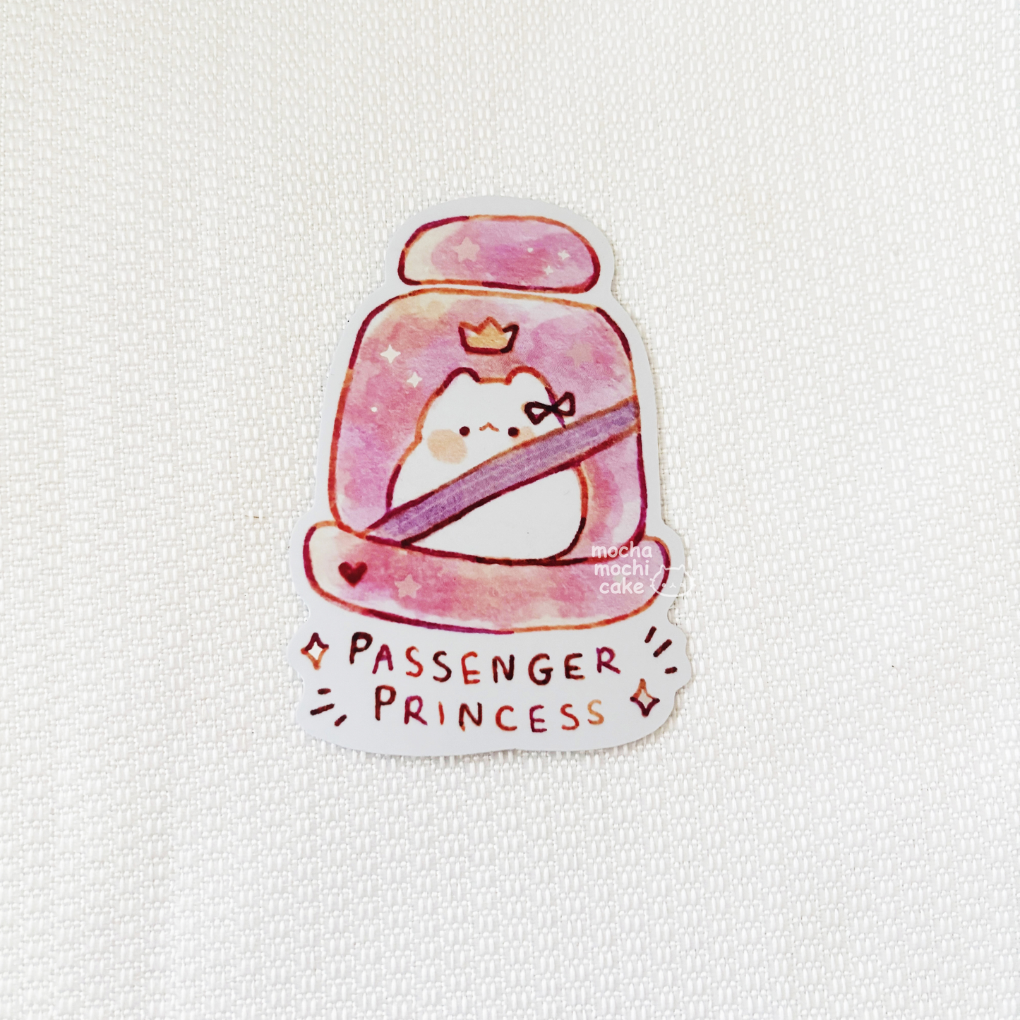 Passenger Princess Vinyl Sticker
