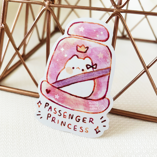 Passenger Princess Vinyl Sticker