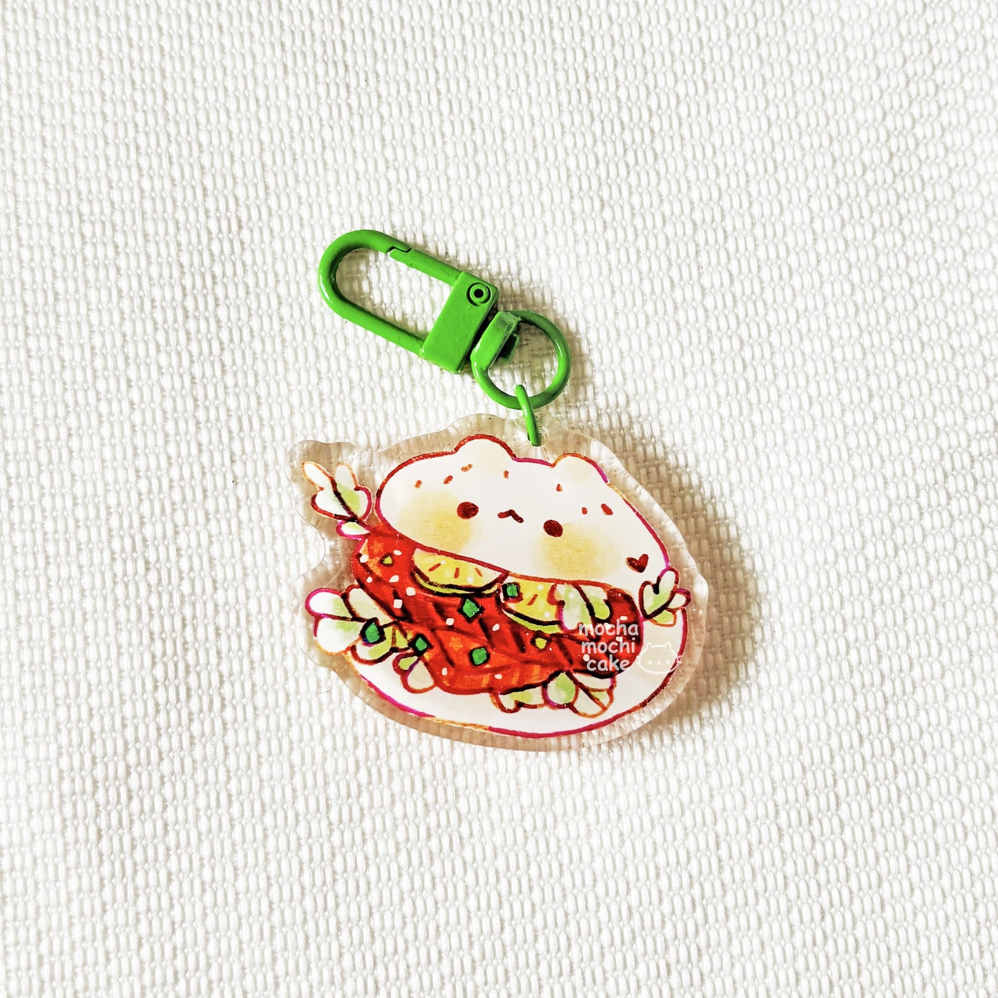 Pork Bun Acrylic Keychain