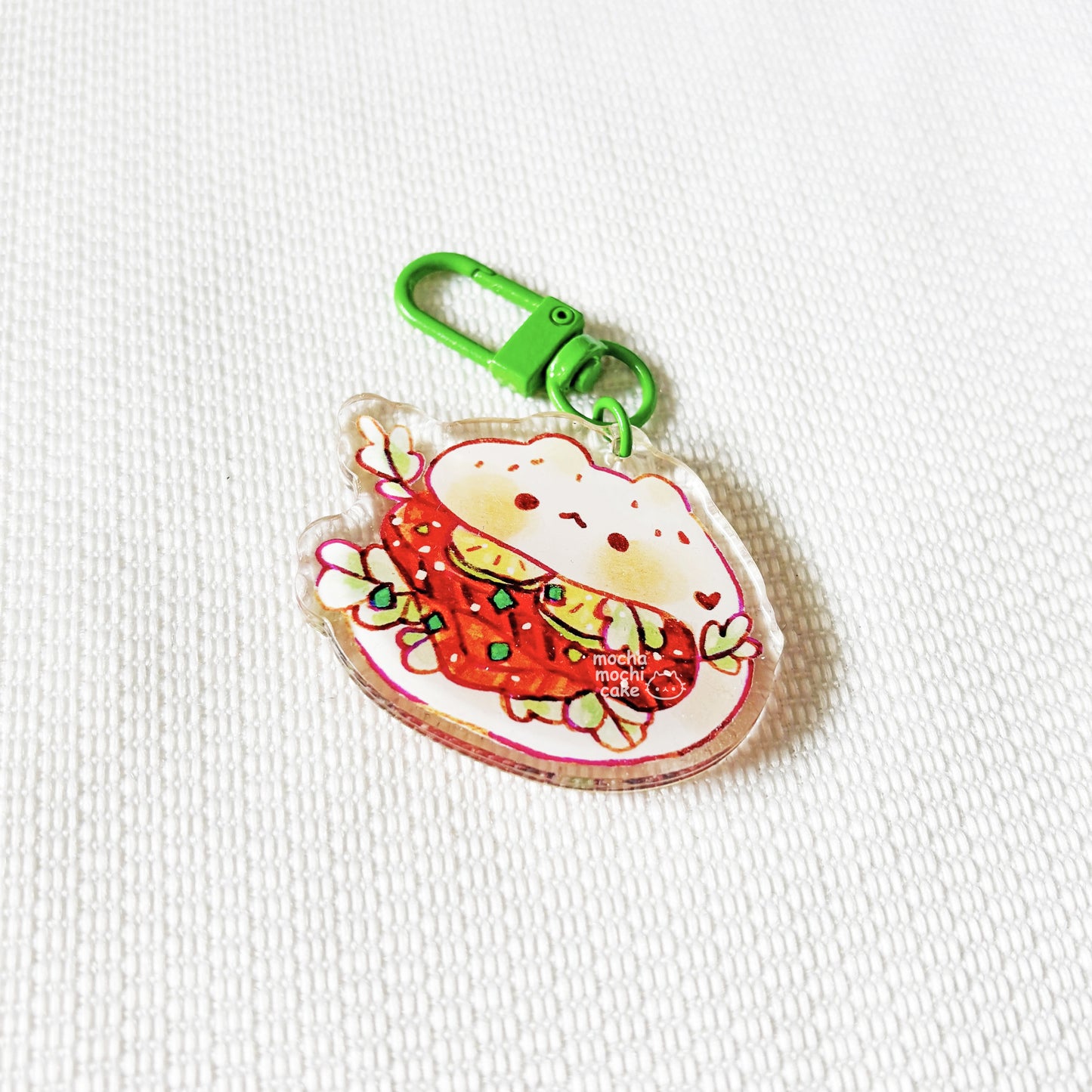 Pork Bun Acrylic Keychain