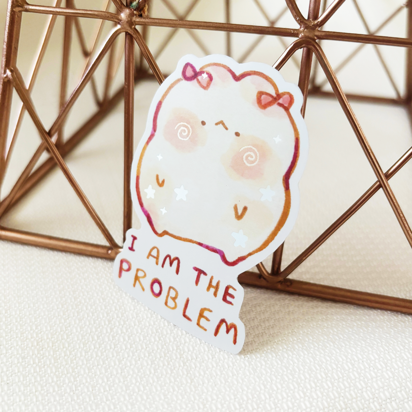 I Am The Problem Vinyl Sticker