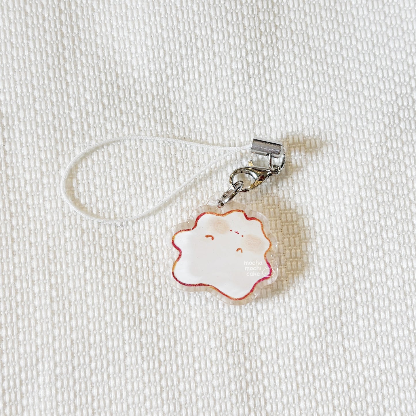 Cat Puddle Phone Charm