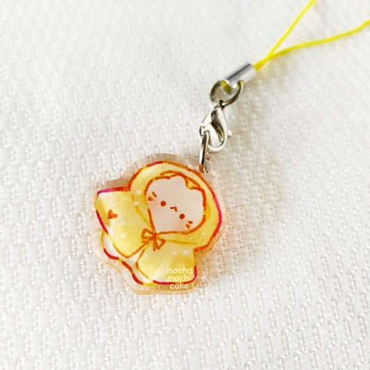 Raincoat Kitty Phone Charm