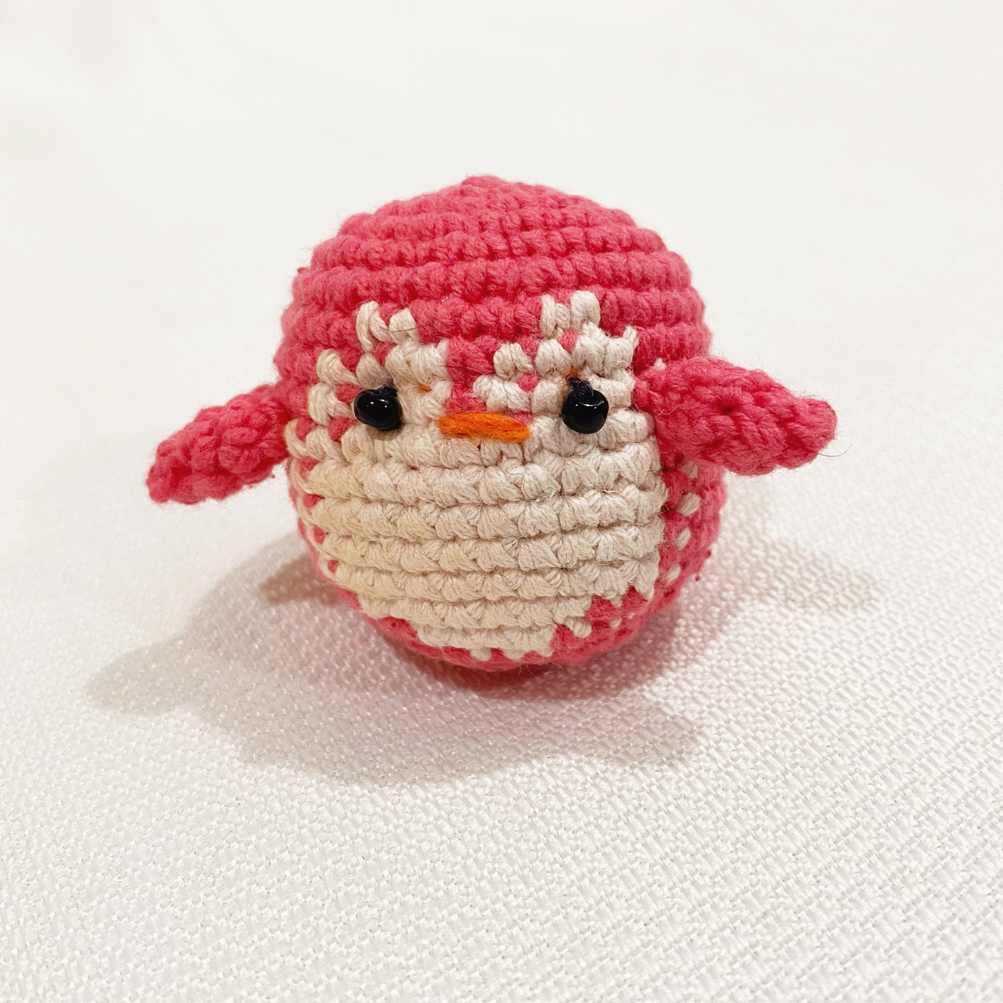 Mini Red Penguin Amigurumi