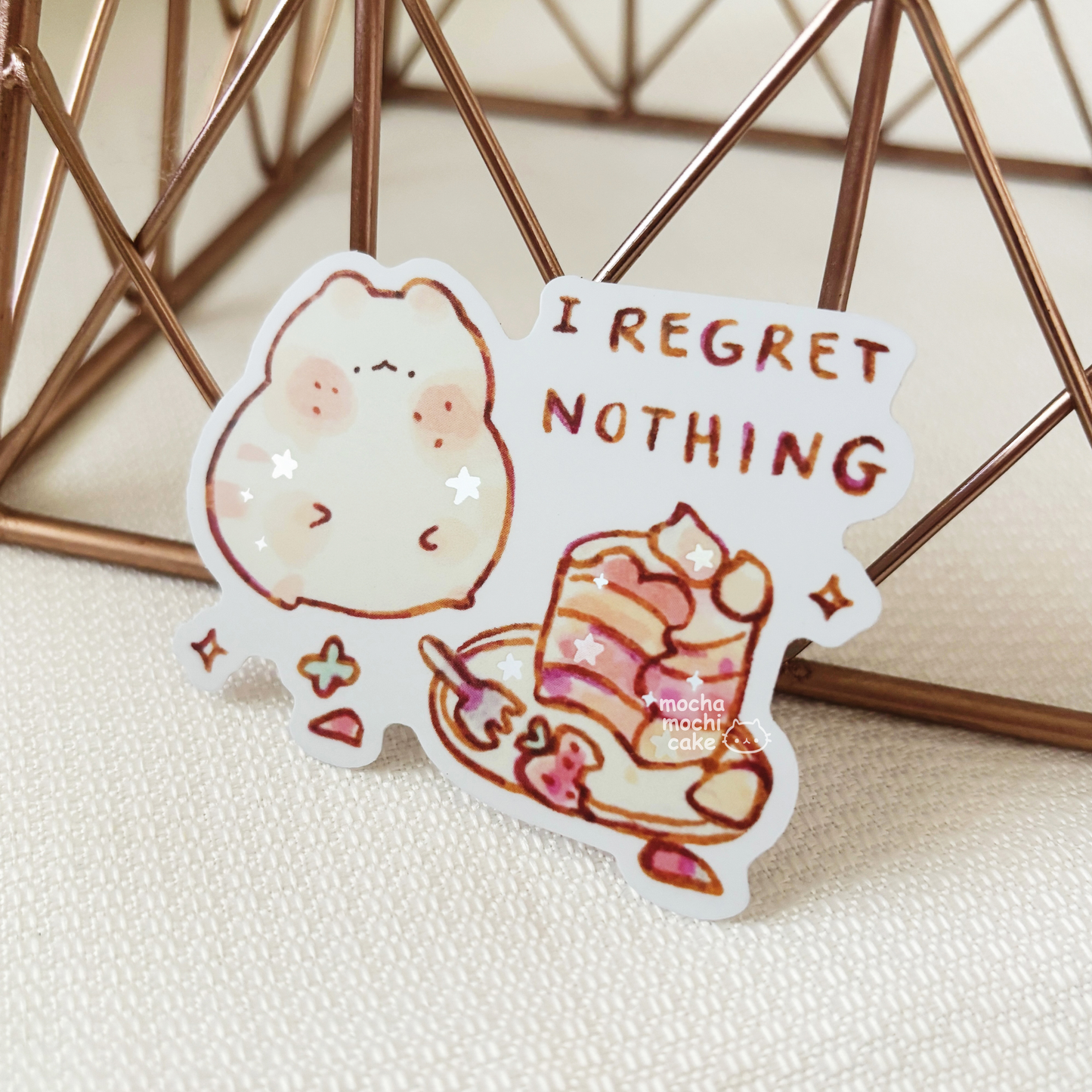 I Regret Nothing Vinyl Sticker