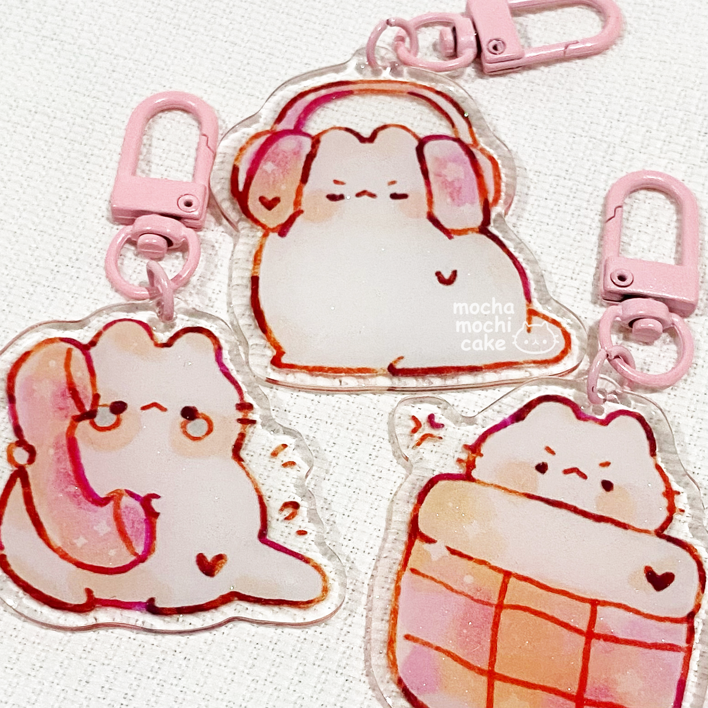 Relatable Cat Life Acrylic Keychain