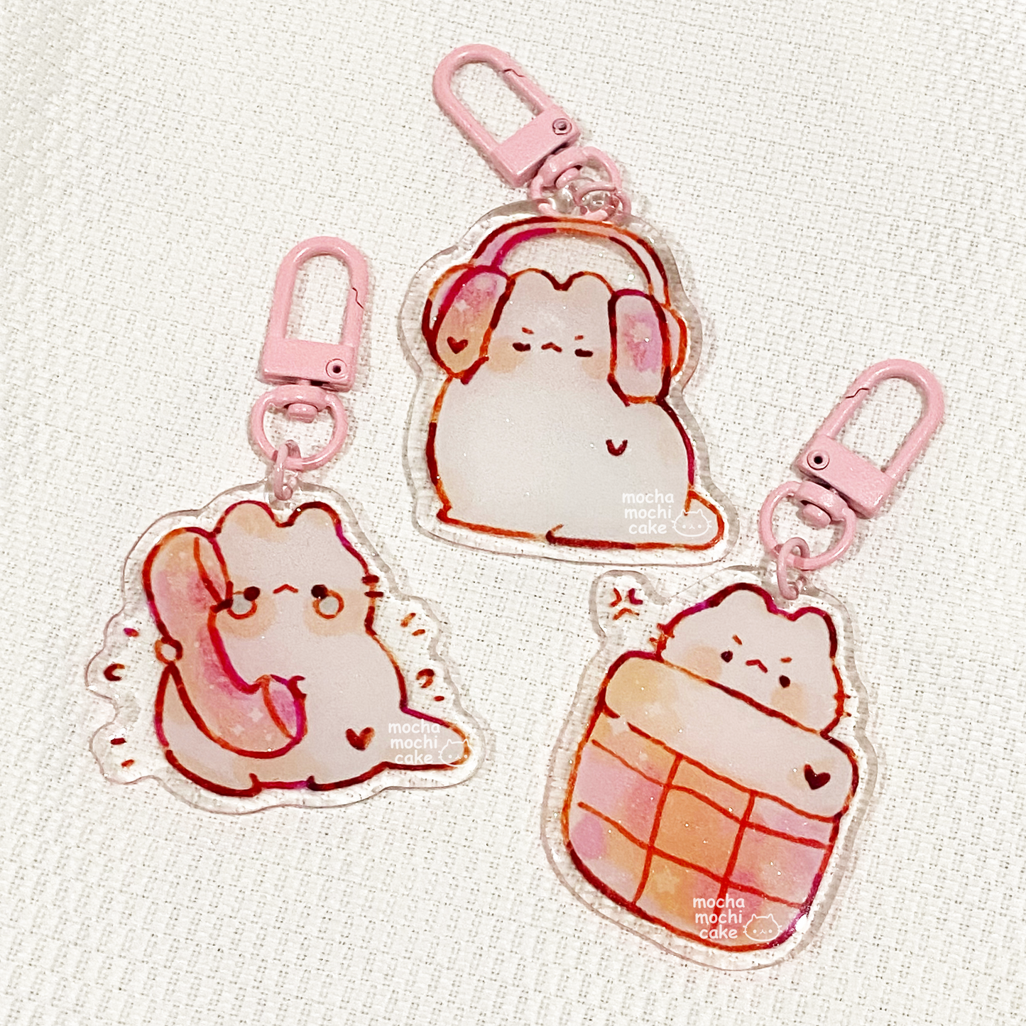 Relatable Cat Life Acrylic Keychain