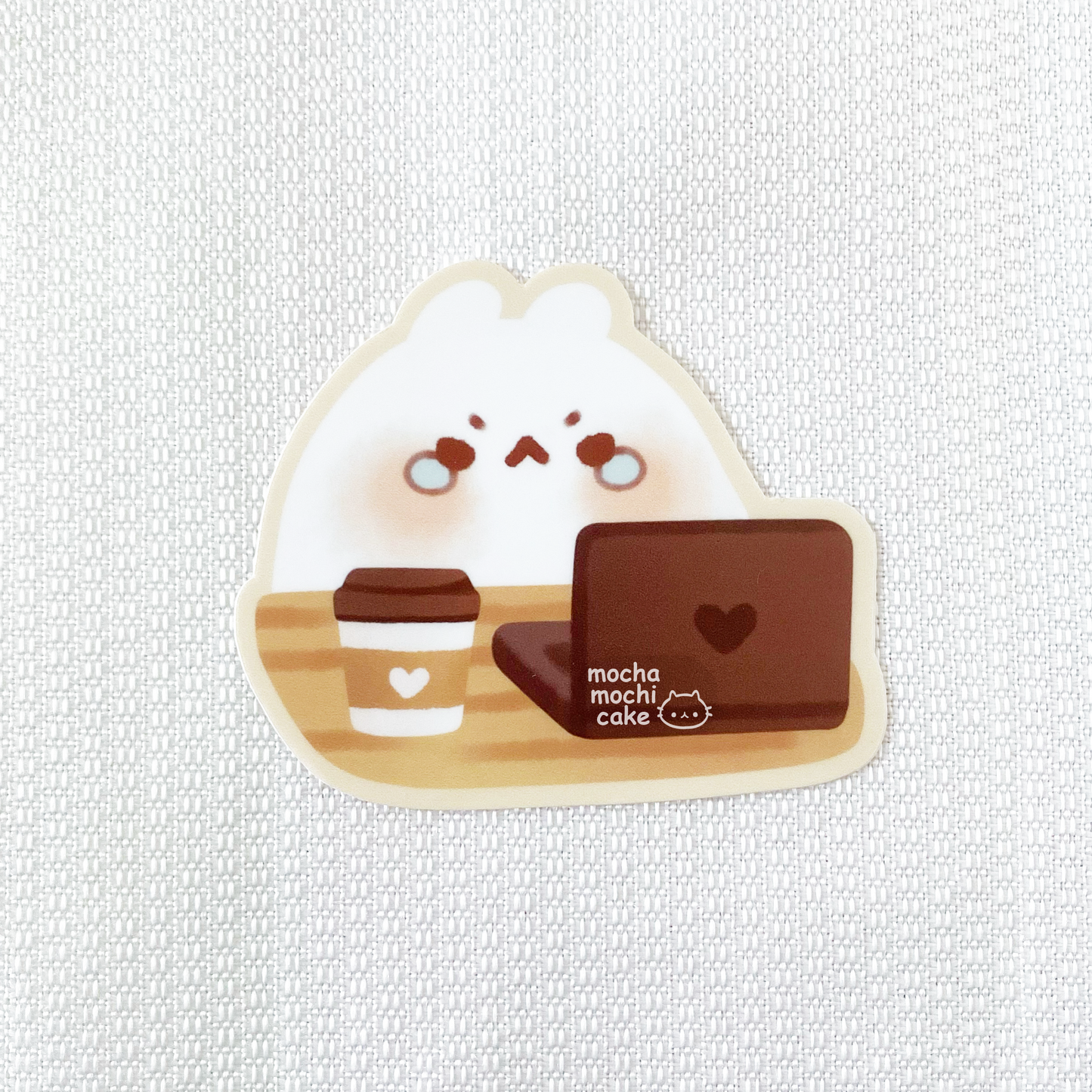 Chonky Relatable Bunny Life Vinyl Stickers
