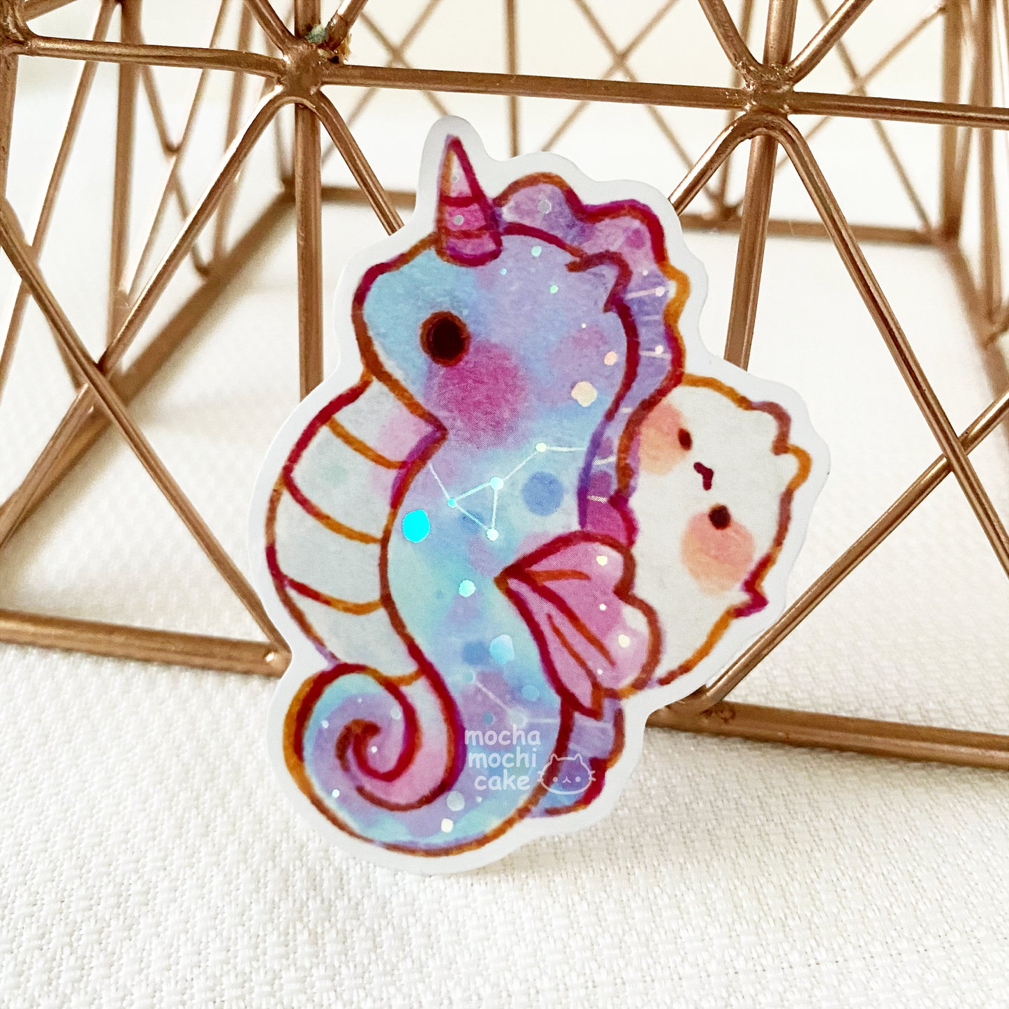 Dreamy Seahorse Vinyl Sticker