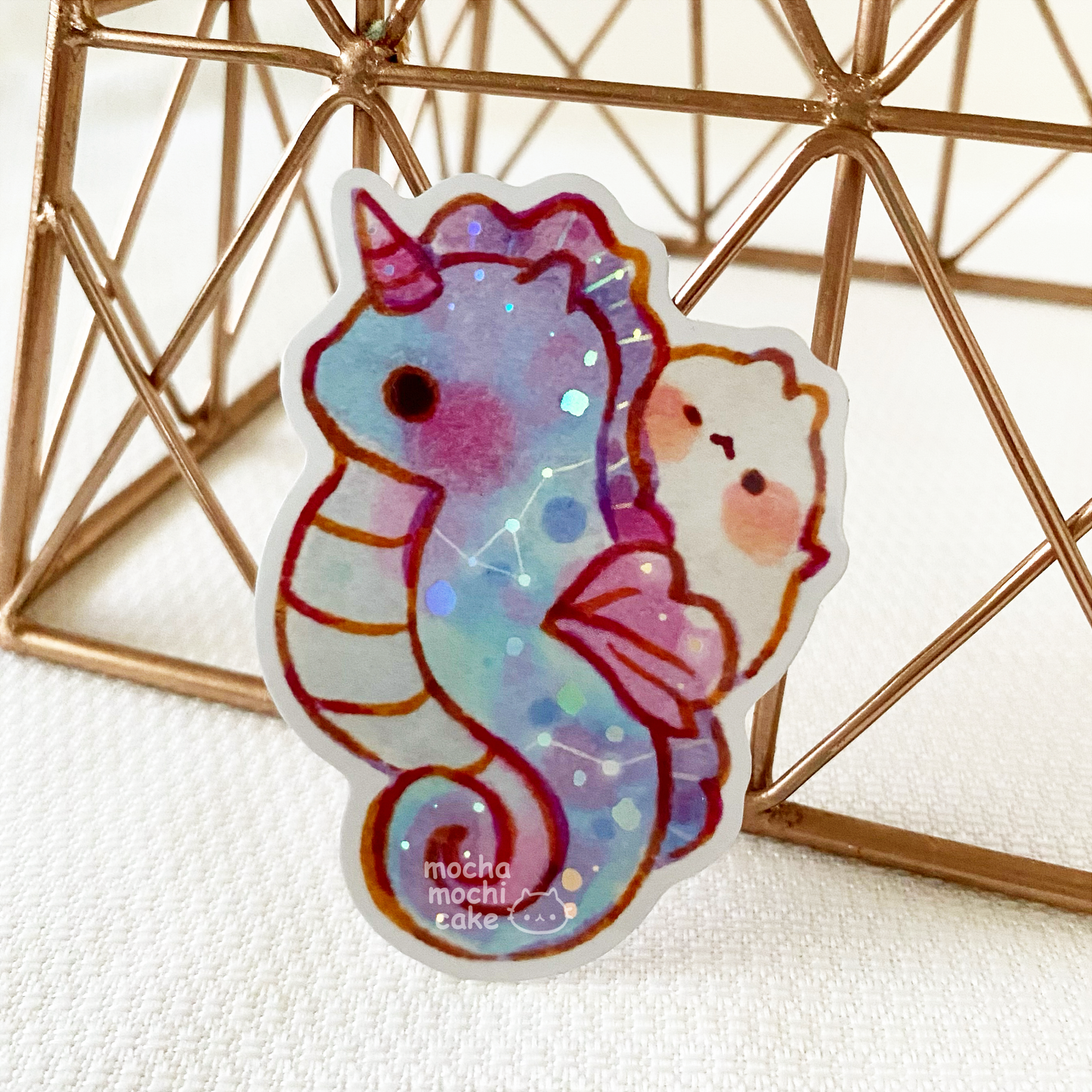 Dreamy Seahorse Vinyl Sticker