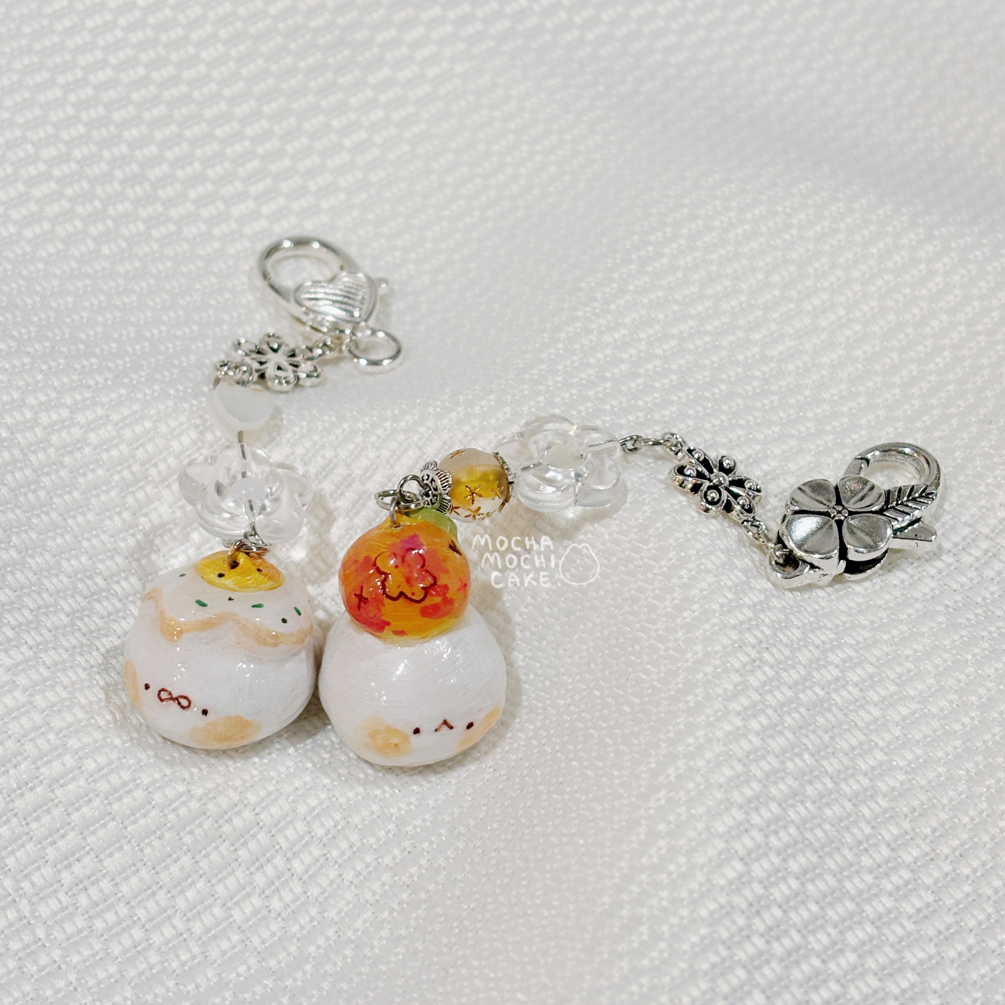 Little Seals Polymer Clay Keychain