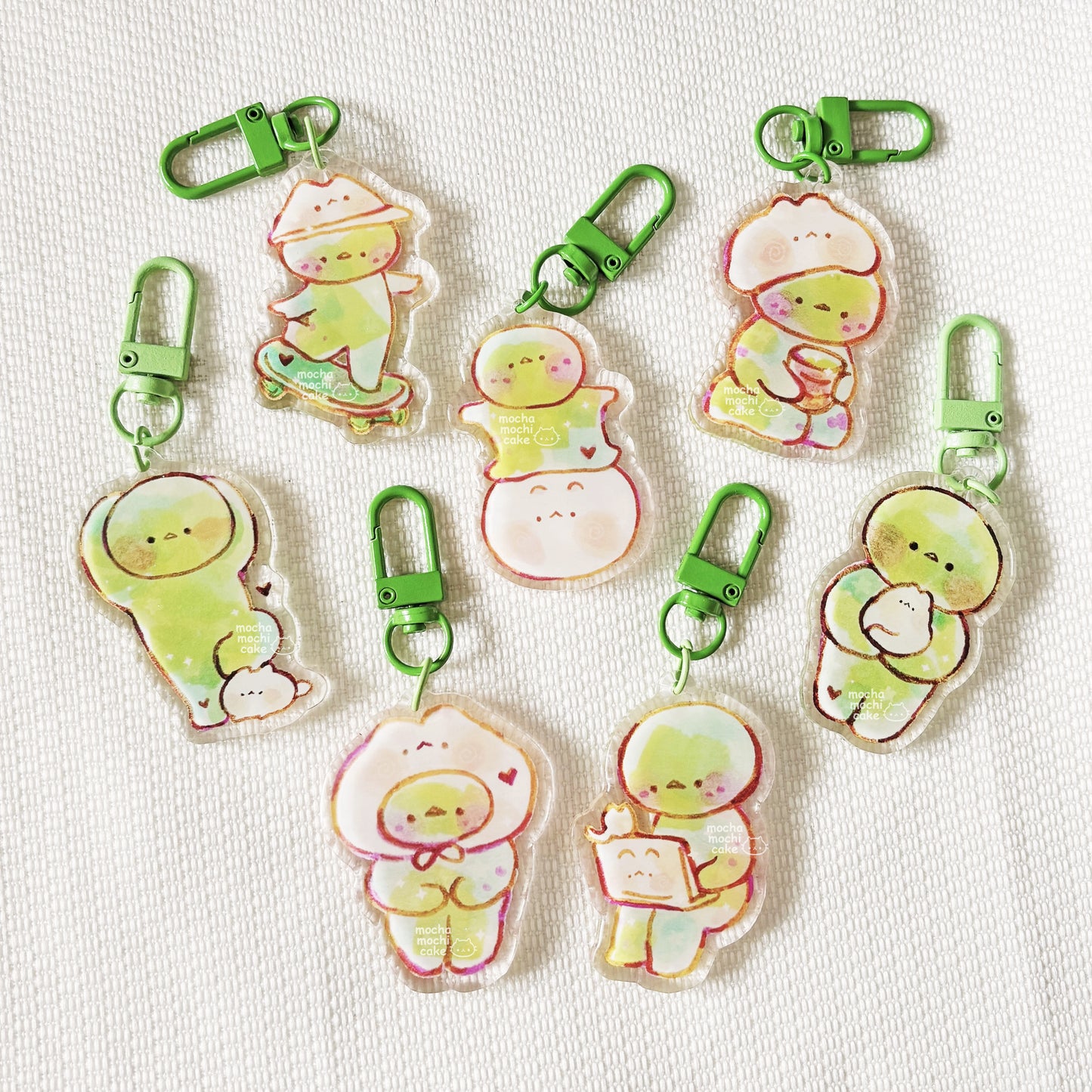 Smiski Kitties Acrylic Keychain Mystery Gacha
