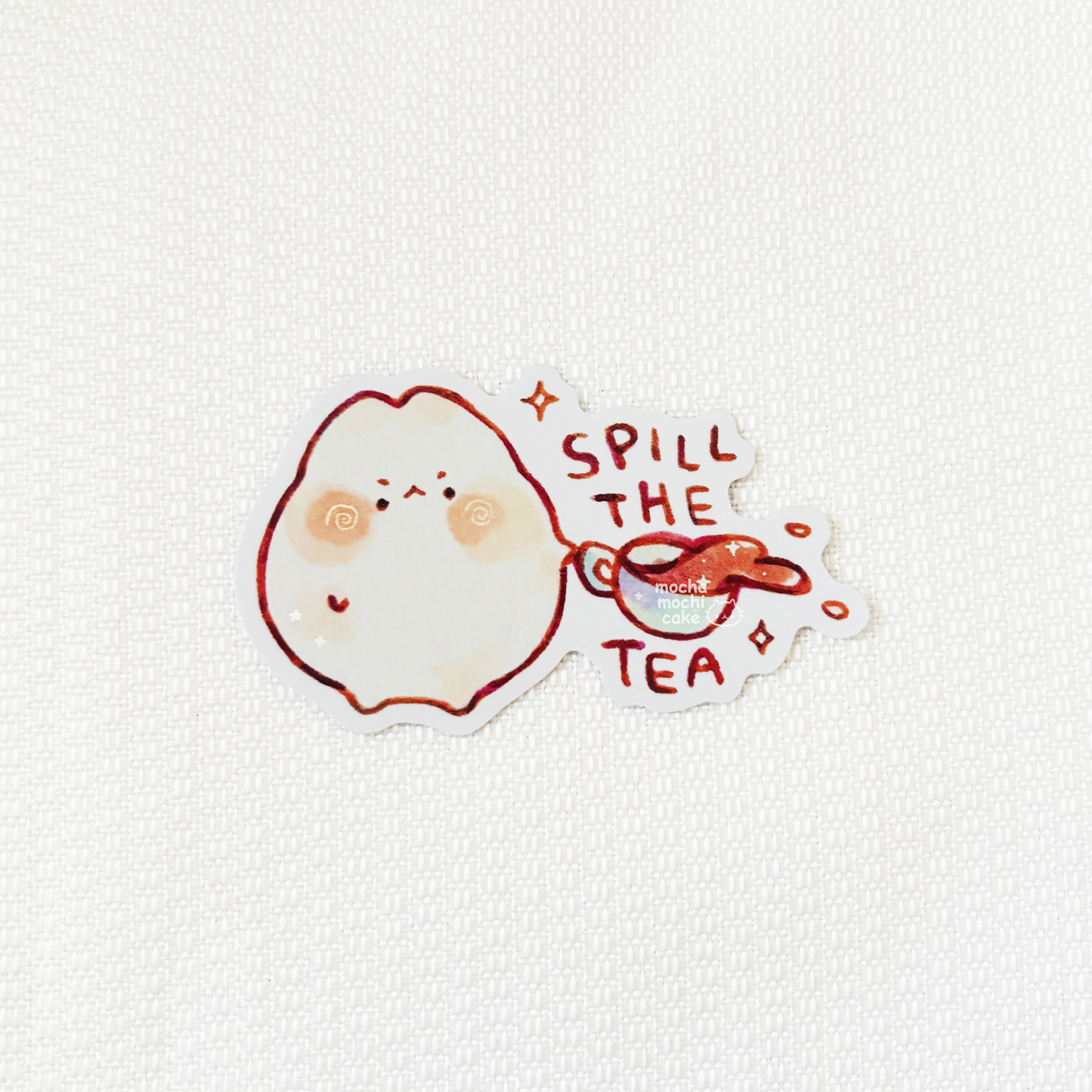 Spill The Tea Vinyl Sticker