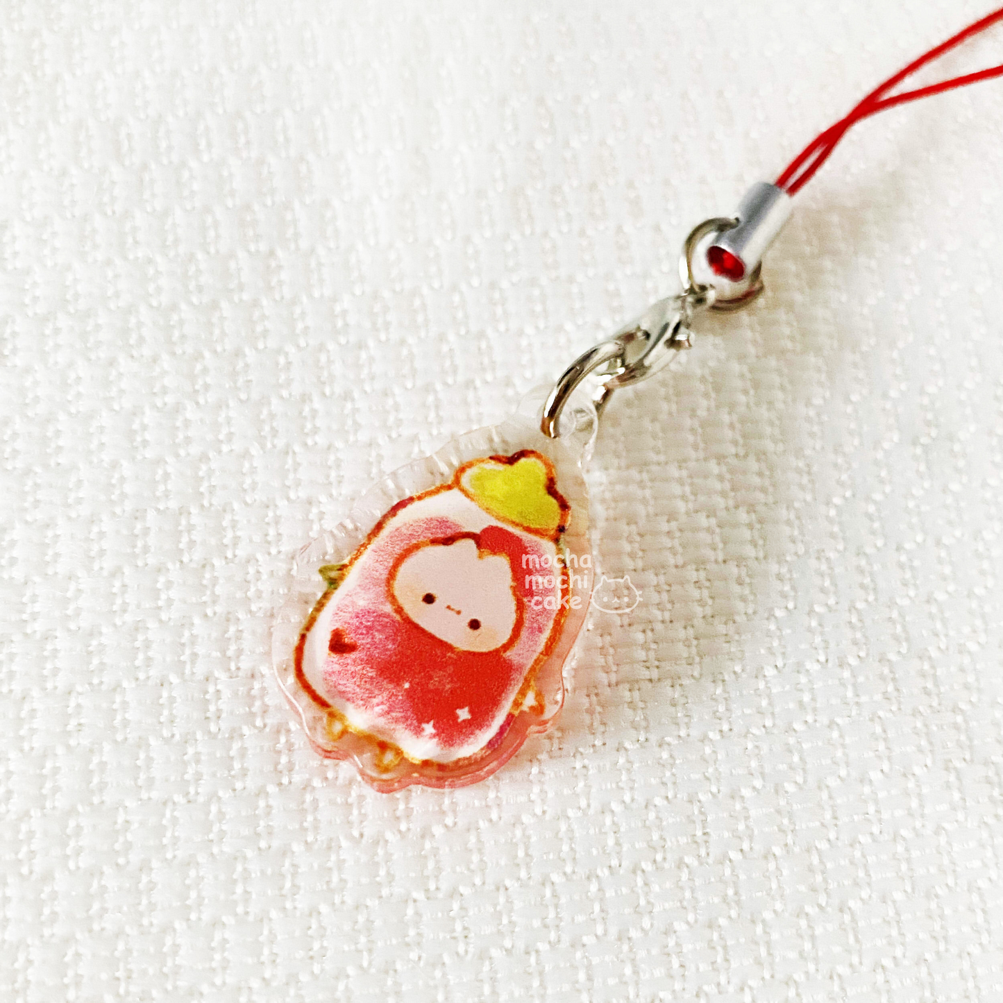 Kewpie Sriracha Sauce Phone Charm