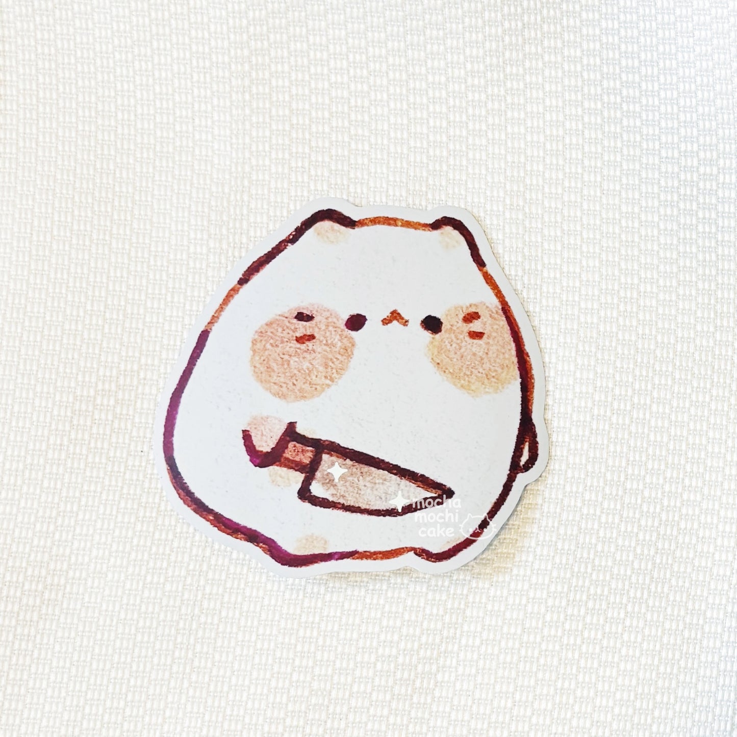 Stabby Kitty Vinyl Sticker