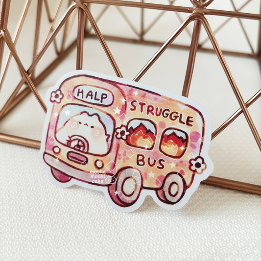 Struggle Bus Vinyl Sticker