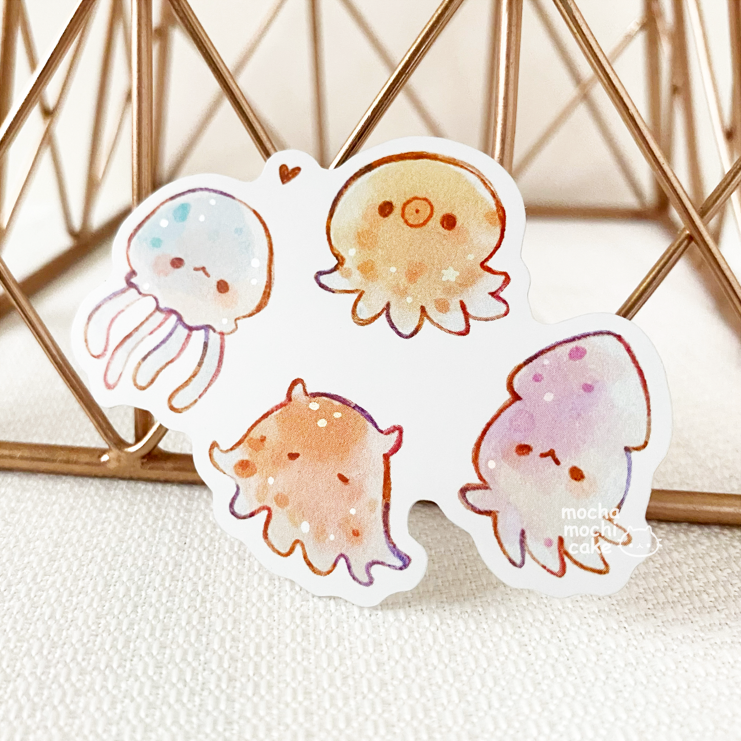 Tentacle Friends Vinyl Sticker