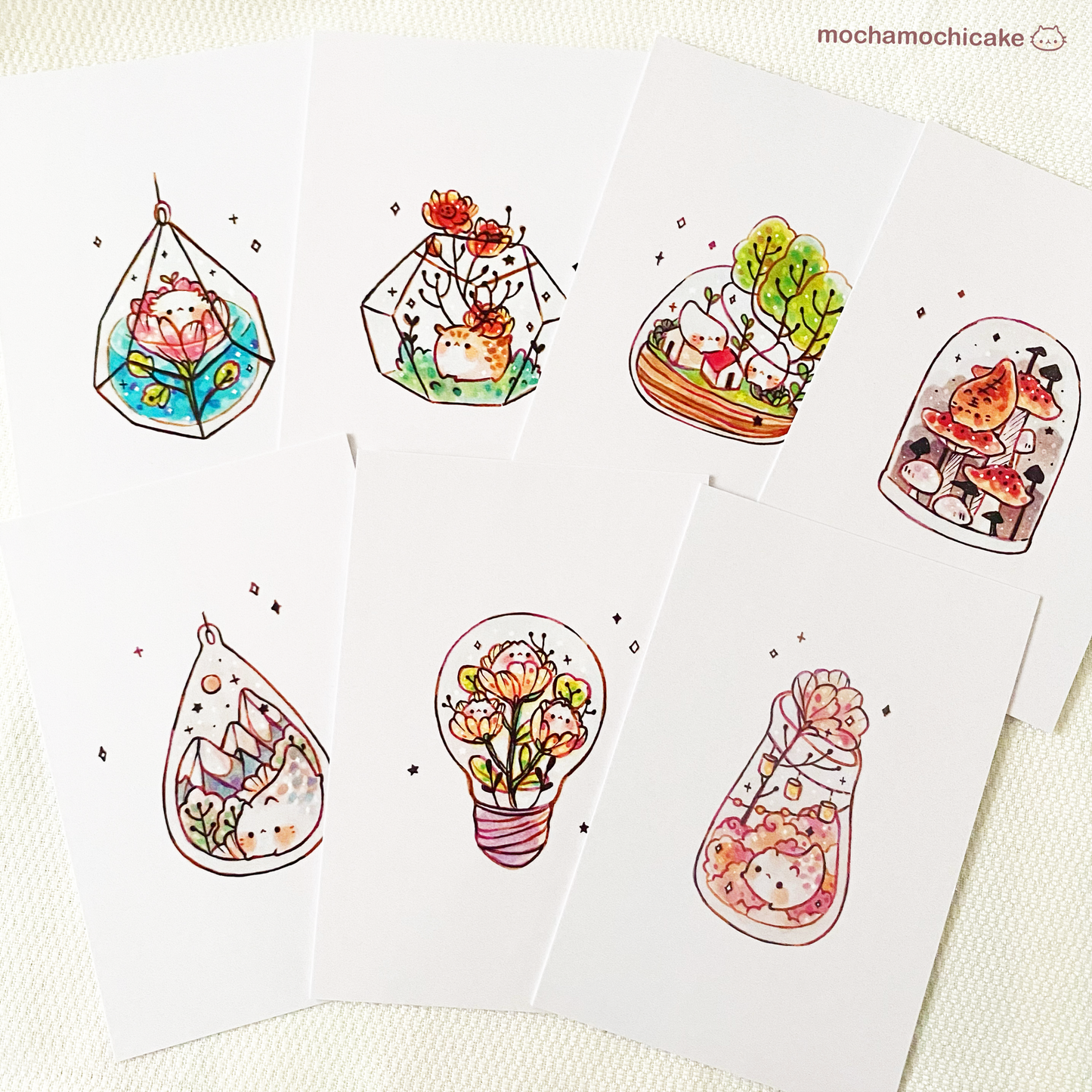 Aesthetic Terrarium Art Prints