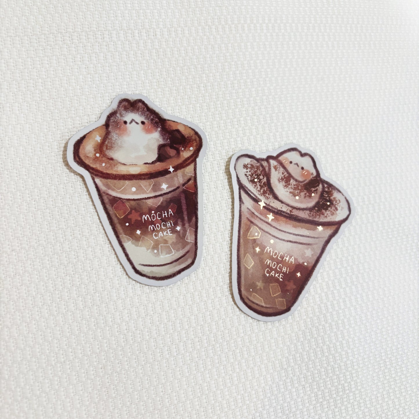 Tiramisu Lattes Vinyl Sticker Set