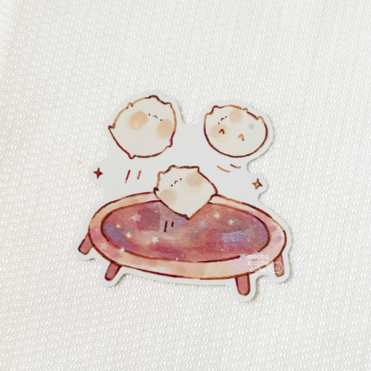 Trampoline Kitties Vinyl Sticker