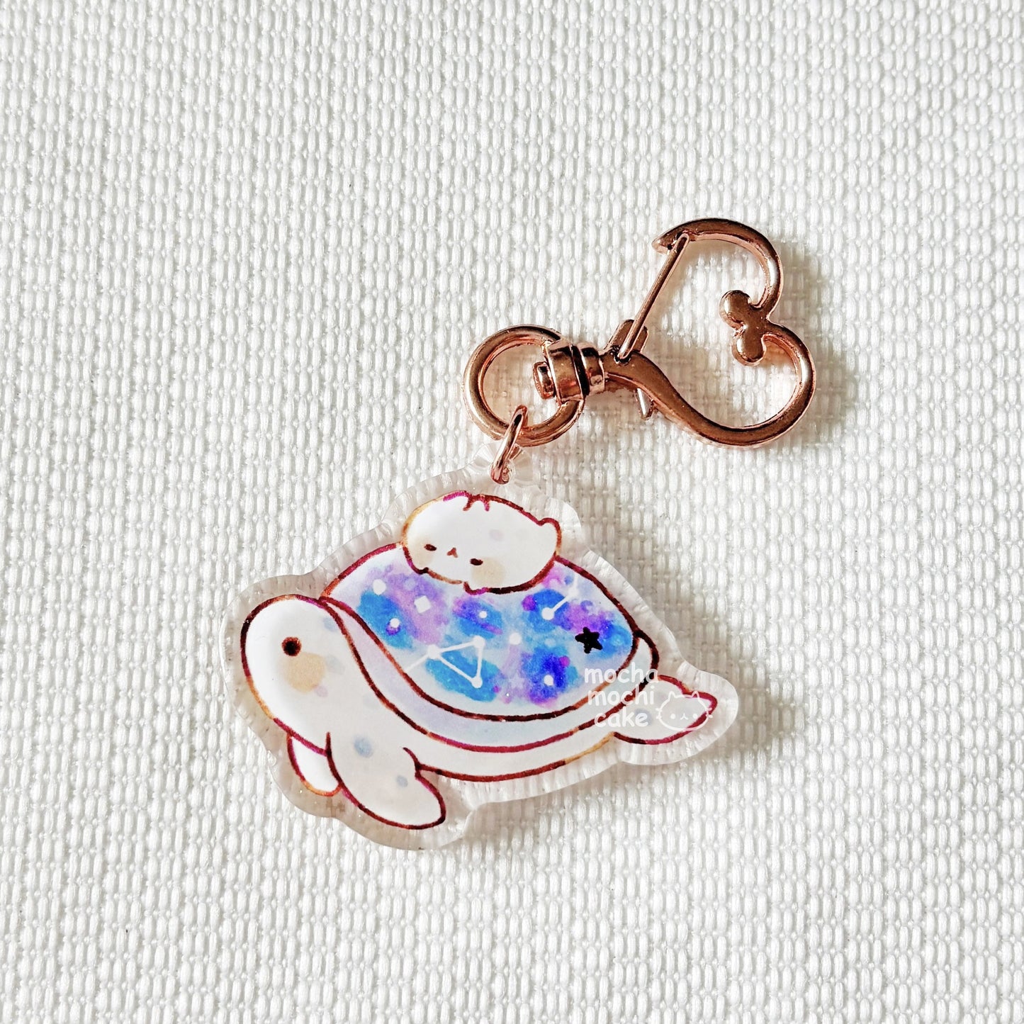 Dreamy Turtle Acrylic Keychain