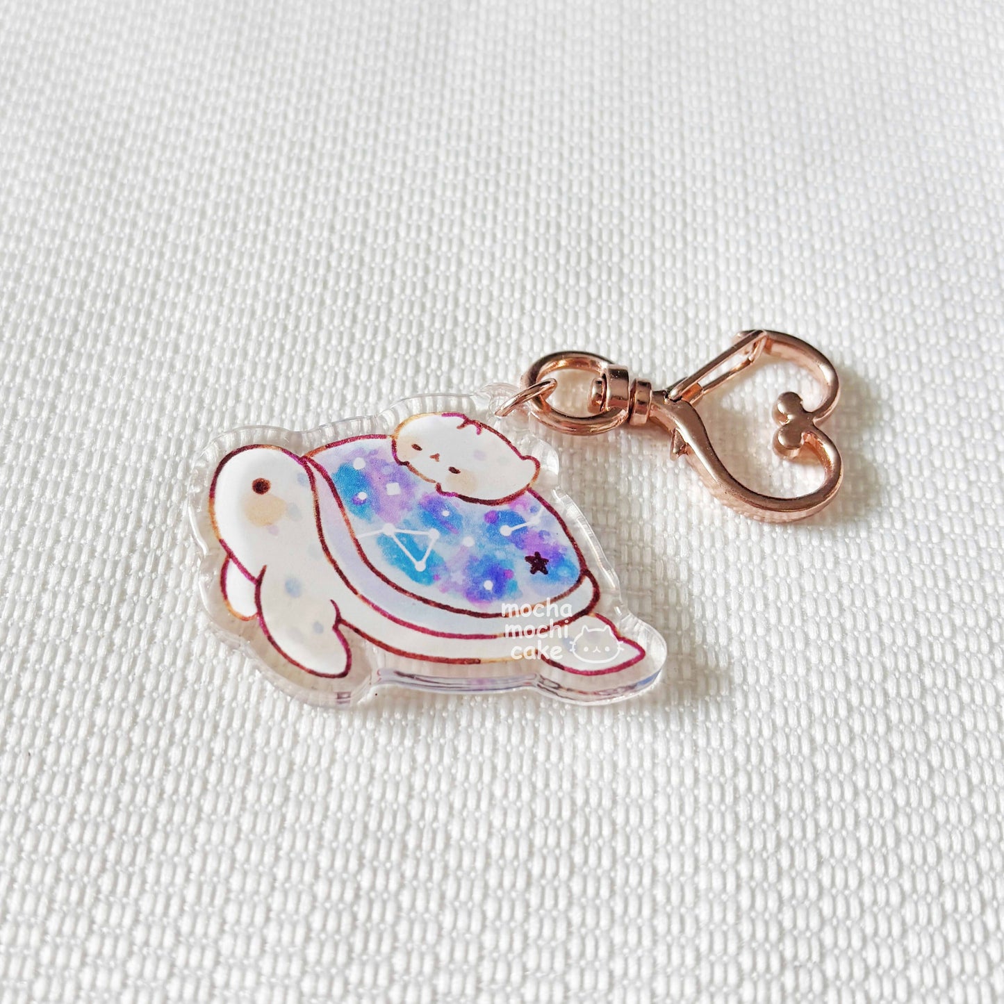 Dreamy Turtle Acrylic Keychain