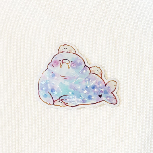 Dreamy Walrus Vinyl Sticker