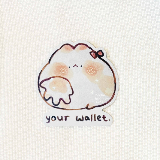 Your Wallet Vinyl Sticker
